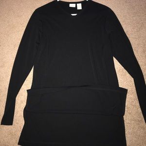Black tunic shirt